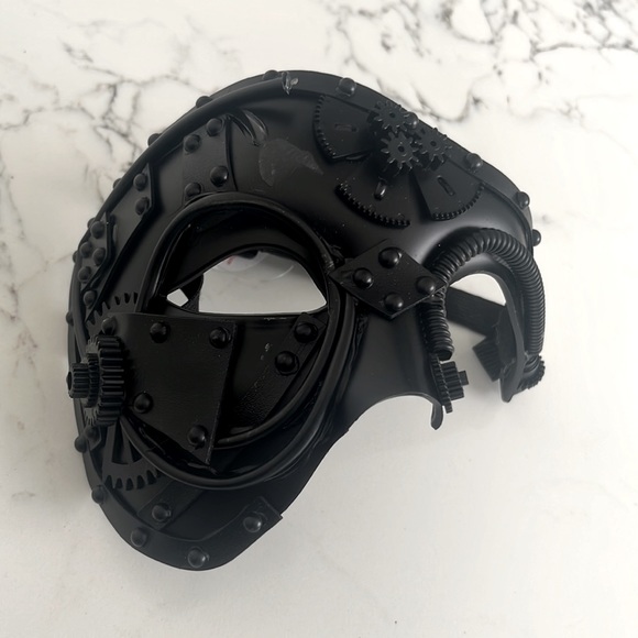 Cyborg Venetian Masquerade Mask Halloween Costume Party Phantom of the Opera - Picture 5 of 5